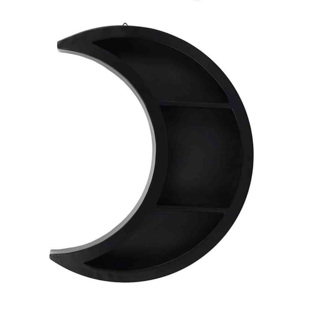 Something Different - Crescent Moon Étagère murale - Noir